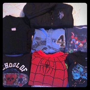 Boys 5/6 long sleeve bundle